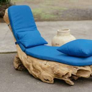 Lounge Chair Reclaimed Teak And Cushion Seat