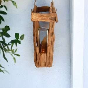 Hanging Lamp Reclaimed Teak