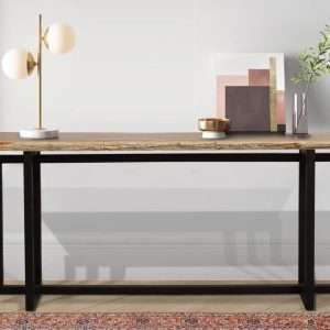 Low Console Petrified Wood