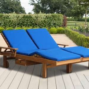 Double Sun Lounger With Arm