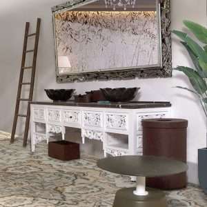 Mirror With Carving Frame