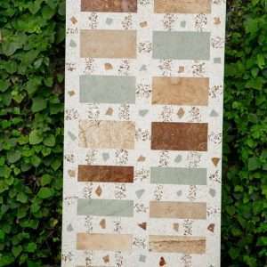 Model Top Table With Prime Terrazzo And Top Quality Stones Structure And Plantation Teak