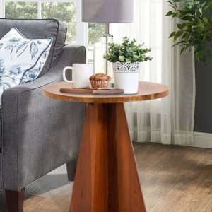 Side Table Arrow In Meranti Wood