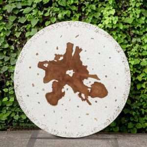 Model Top Table With Prime Terrazzo And Extra Large Old Roots