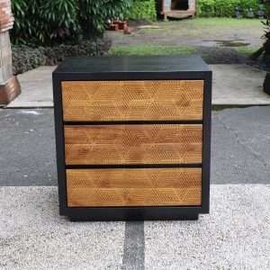 Nightstand Linear In Teak