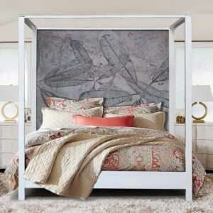 4 Poster Bed Lukisan Plantation Teak