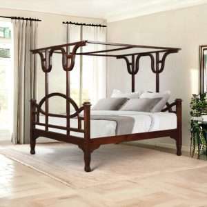 4 Poster Bed Plantation Teak " INDIAN COLONIAL " Style