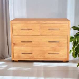 Dresser 4 Drawers With Long Brass Handle Plantation Teak