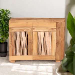 Mini Cabinet Console Reclaimed Teak