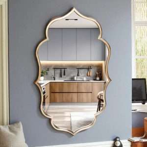 Mirror " ABHA " Brass Frame