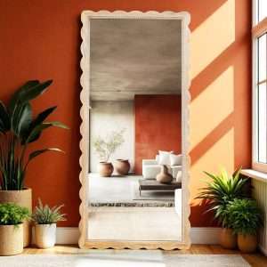 Standing Mirror " RODES " Plantation Teak