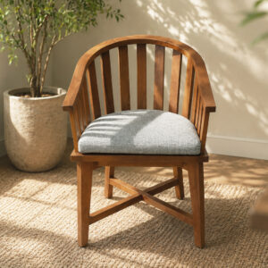 DINING CHAIR " HIBA SLAT " PLANTATION TEAK